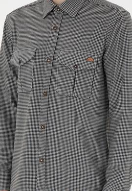 Erkek Antrasit Uzun Kollu Gömlek - 50272647007