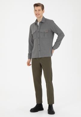 Erkek Antrasit Uzun Kollu Gömlek - 50272647007