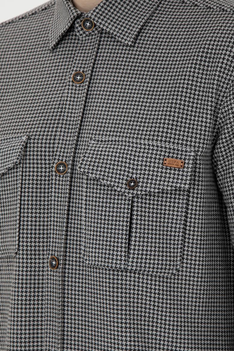 Erkek Antrasit Uzun Kollu Gömlek - 50272647007