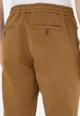 Erkek Jogger Fit Açık Haki Kanvas Pantolon - 50272341081