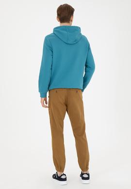 Erkek Jogger Fit Açık Haki Kanvas Pantolon - 50272341081