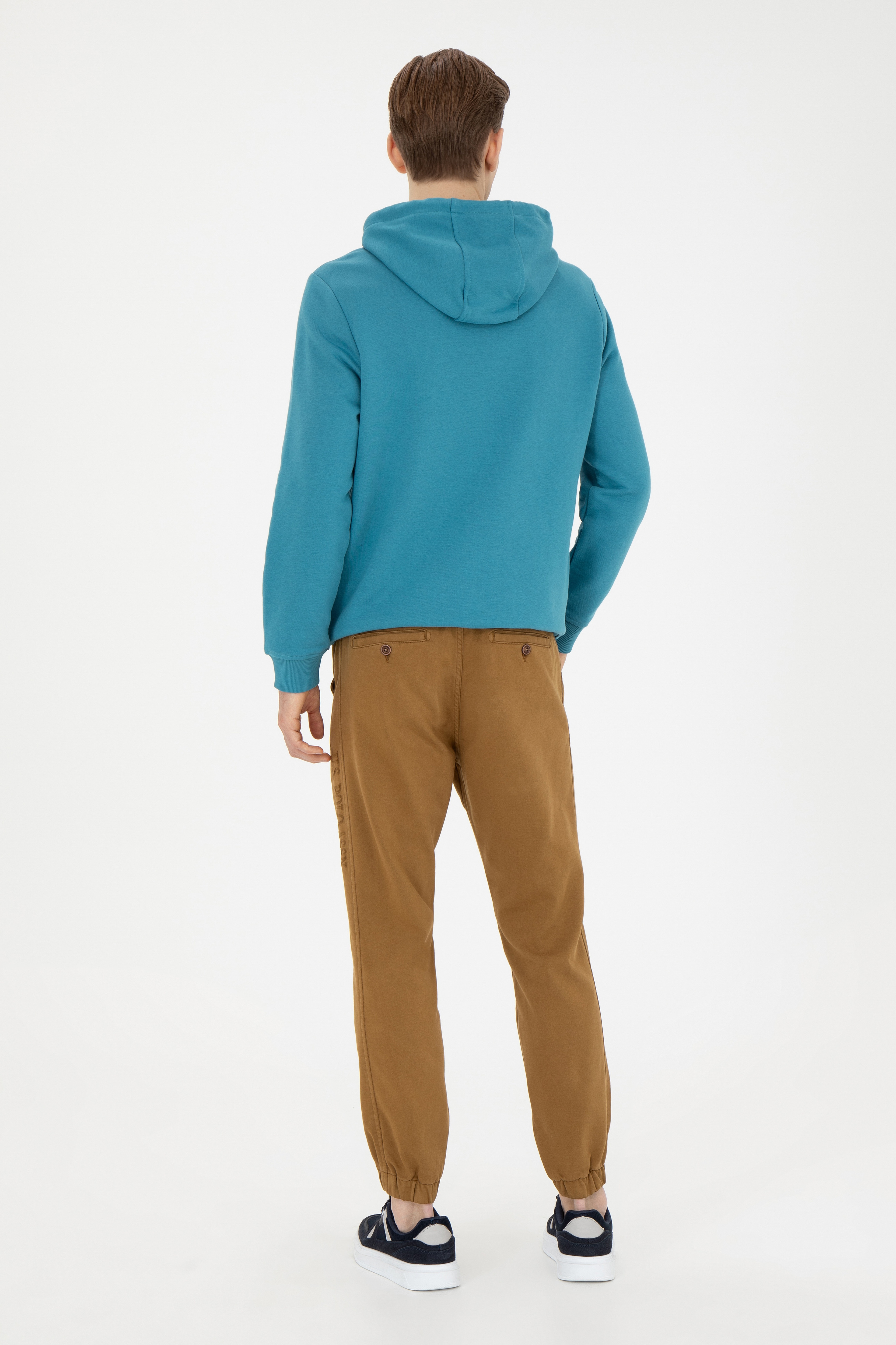Erkek Jogger Fit Açık Haki Kanvas Pantolon - Image 4