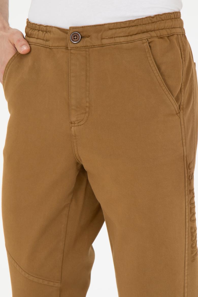 Erkek Jogger Fit Açık Haki Kanvas Pantolon - 50272341081