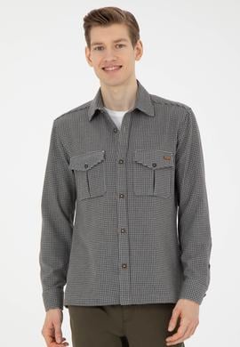 Erkek Antrasit Uzun Kollu Gömlek - 50272647007