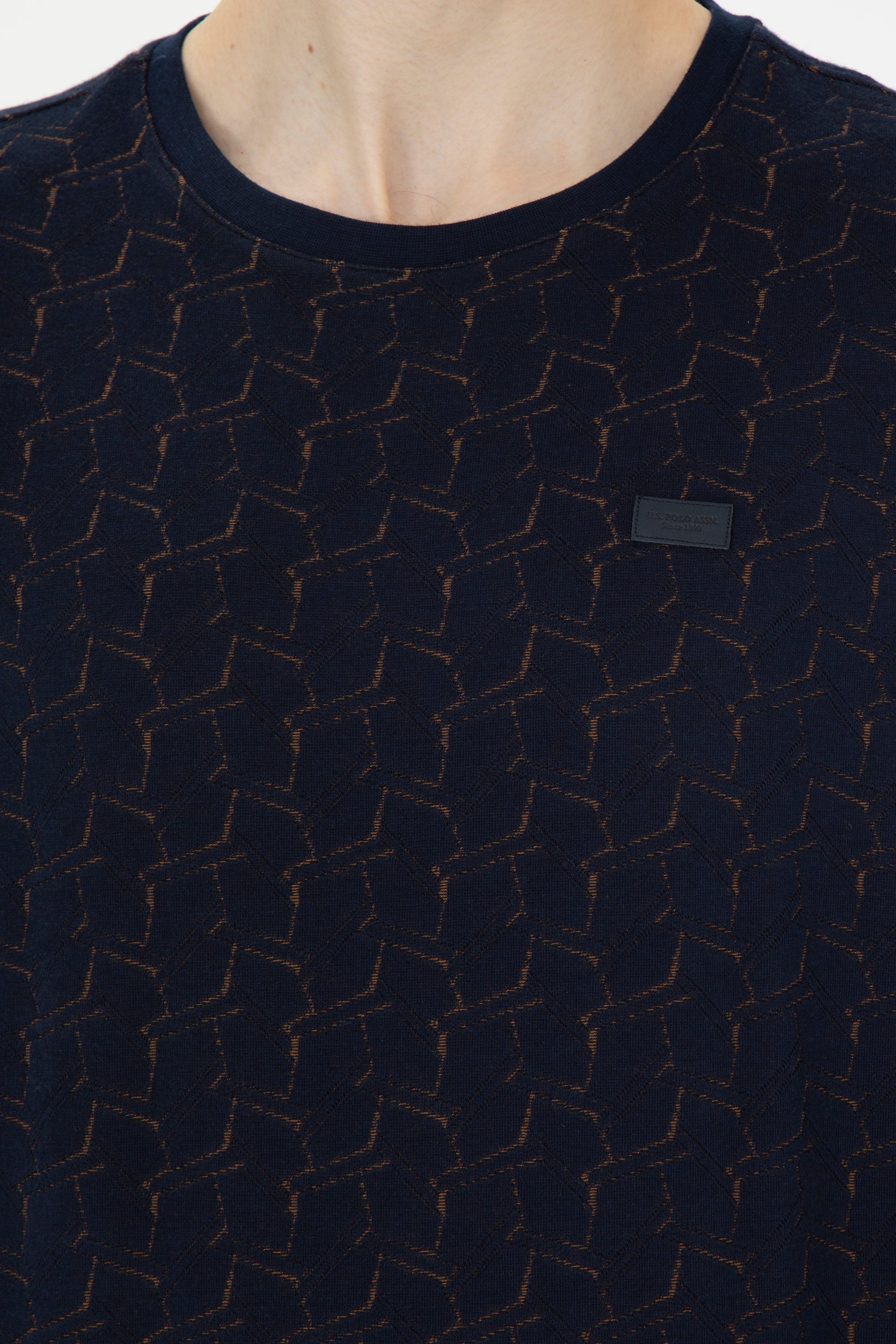 Erkek Lacivert Sweatshirt - Image 7