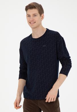 Erkek Lacivert Sweatshirt - 50270844007