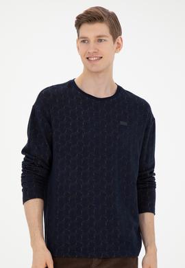 Erkek Lacivert Sweatshirt - 50270844007