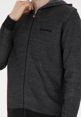 Erkek Antrasit Melanj Triko Hırka - 50271075003