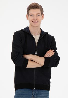 Erkek Lacivert Triko Hırka - 50271075039