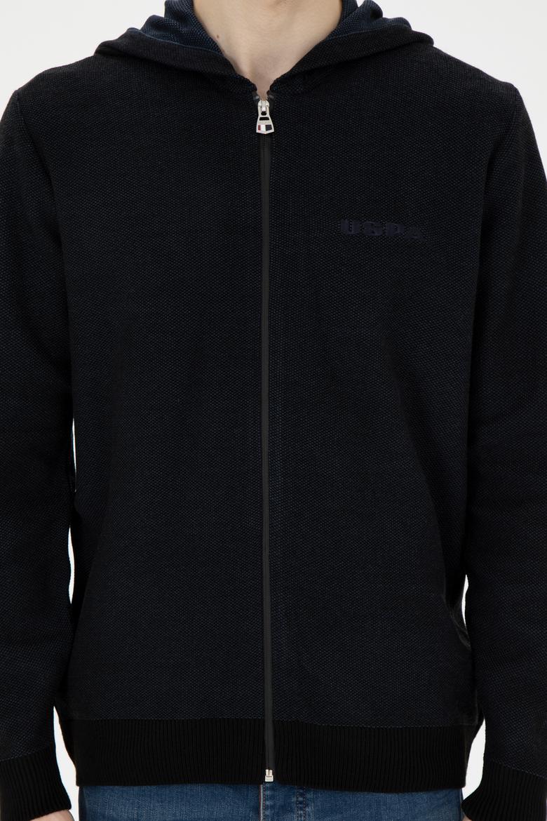 Erkek Lacivert Triko Hırka - 50271075039