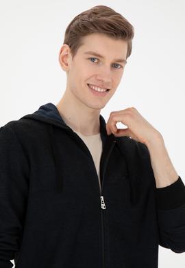 Erkek Lacivert Triko Hırka - 50271075039