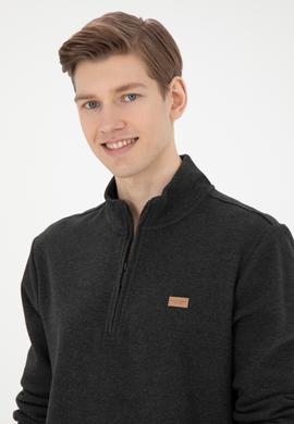 Erkek Antrasit Melanj Sweatshirt - 50289124026