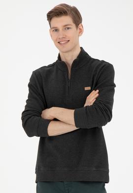 Erkek Antrasit Melanj Sweatshirt - 50289124026