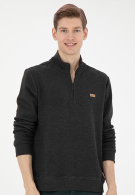 Erkek Antrasit Melanj Sweatshirt - 50289124026