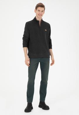 Erkek Antrasit Melanj Sweatshirt - 50289124026