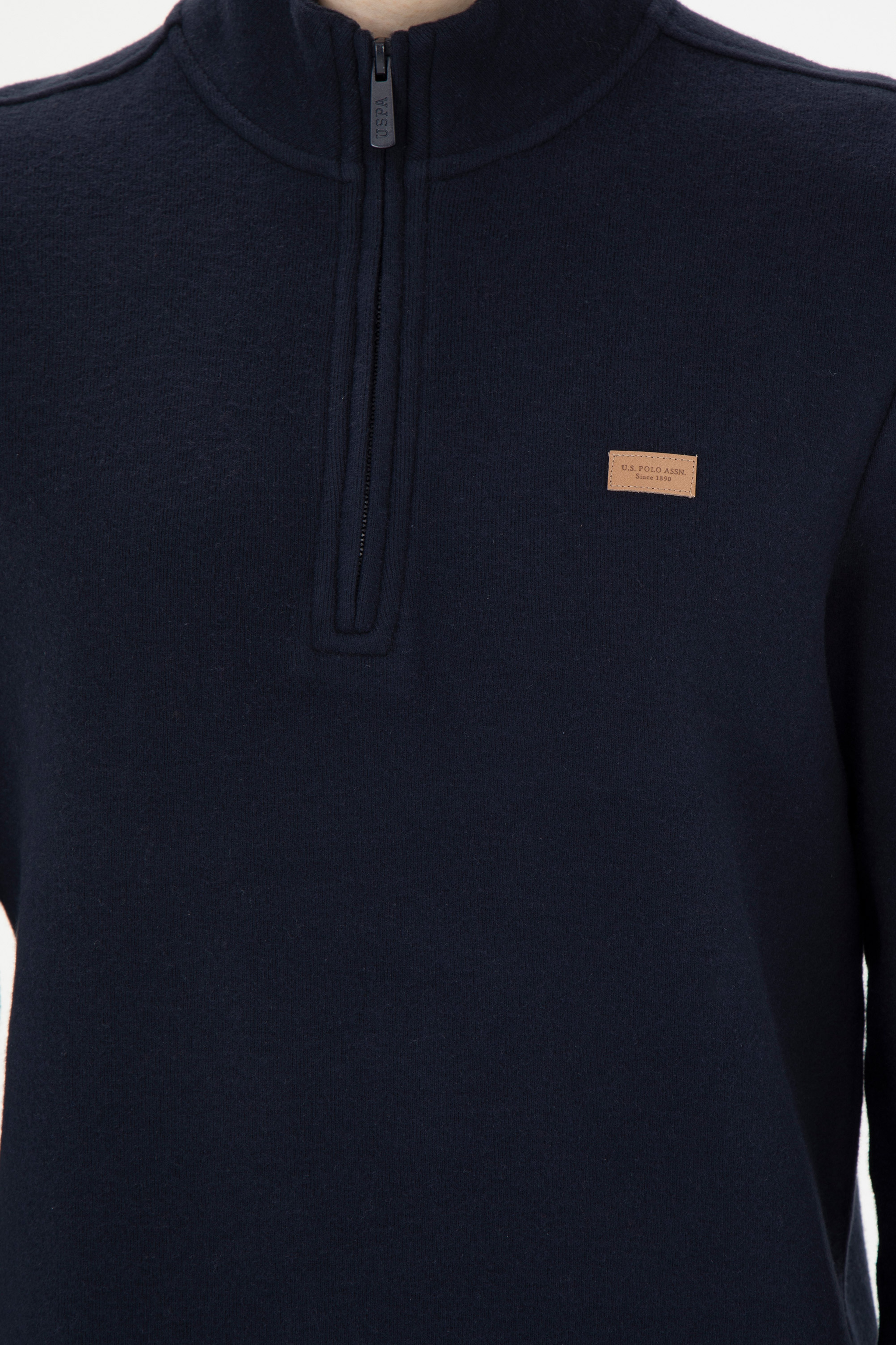 Erkek Lacivert Sweatshirt - Image 7