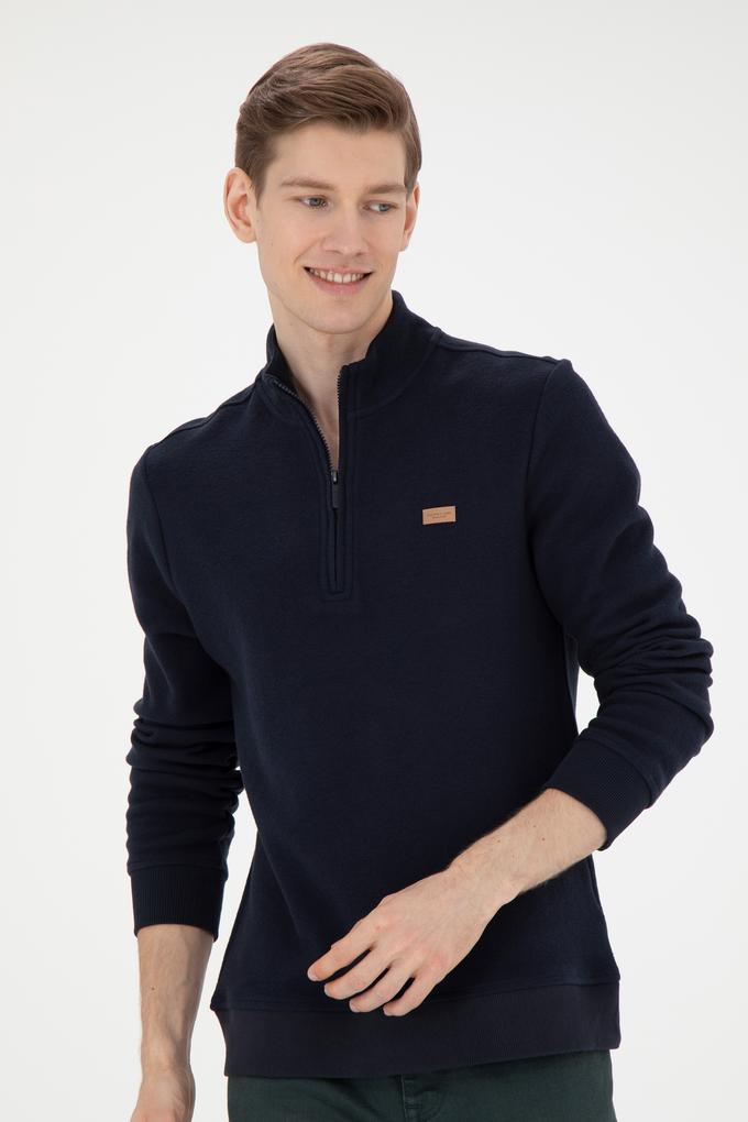 Erkek Lacivert Sweatshirt