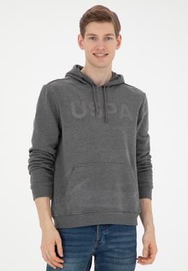 Erkek Antrasit Melanj Basic Sweatshirt - 50269396027