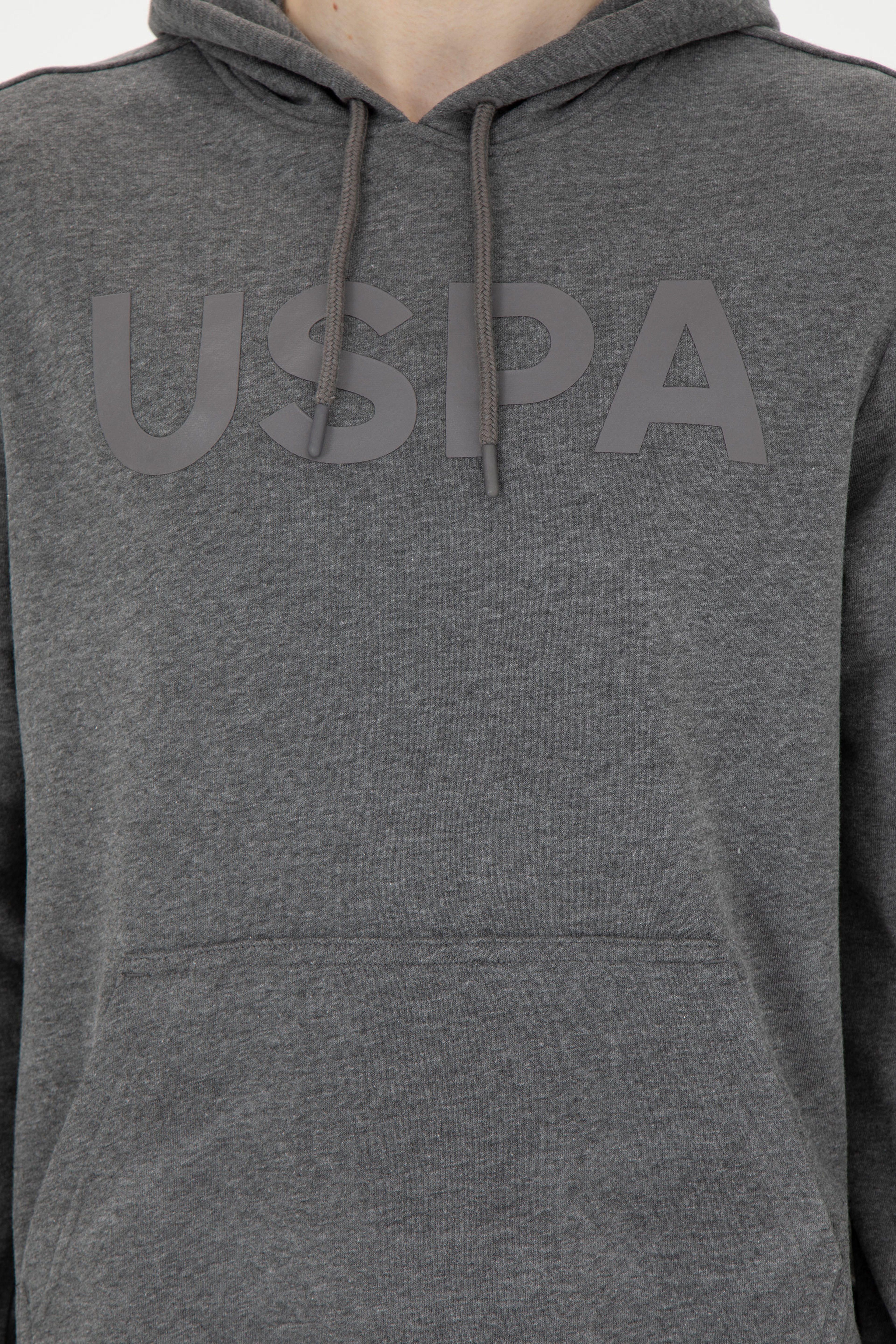 Erkek Antrasit Melanj Basic Sweatshirt