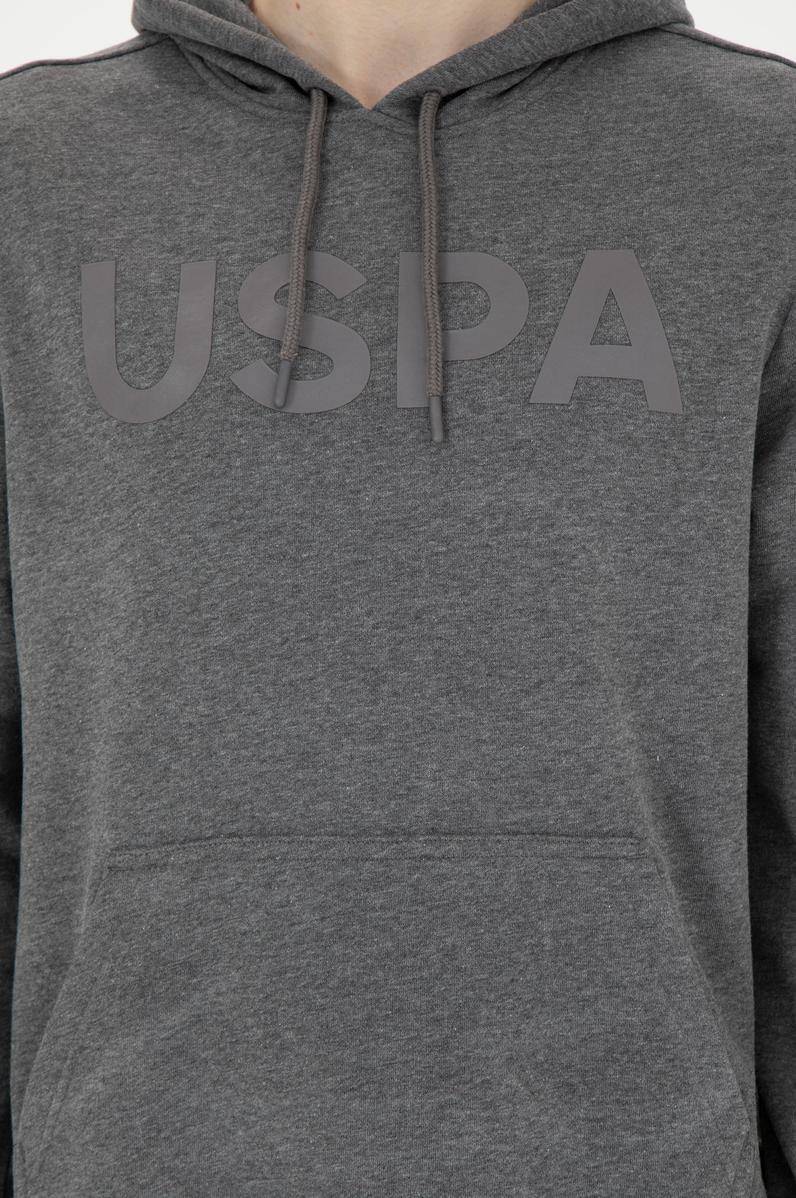 Erkek Antrasit Melanj Basic Sweatshirt