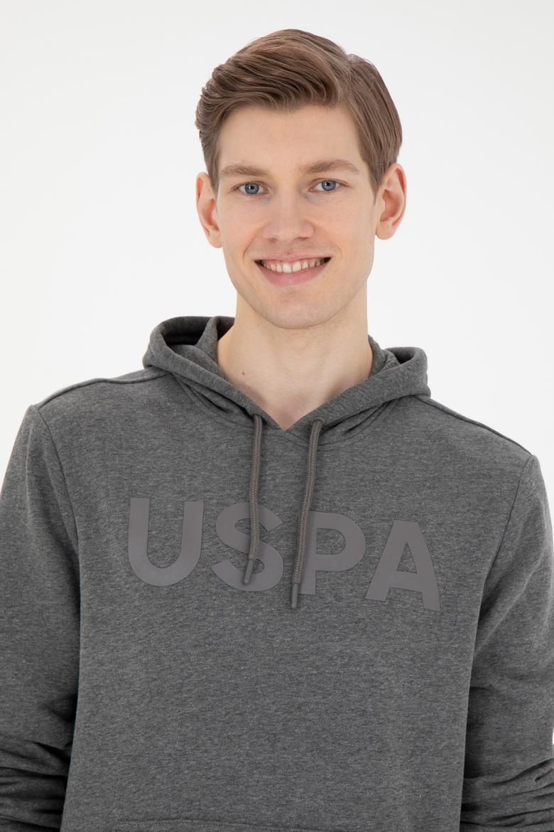 Erkek Antrasit Melanj Basic Sweatshirt - 50269396027