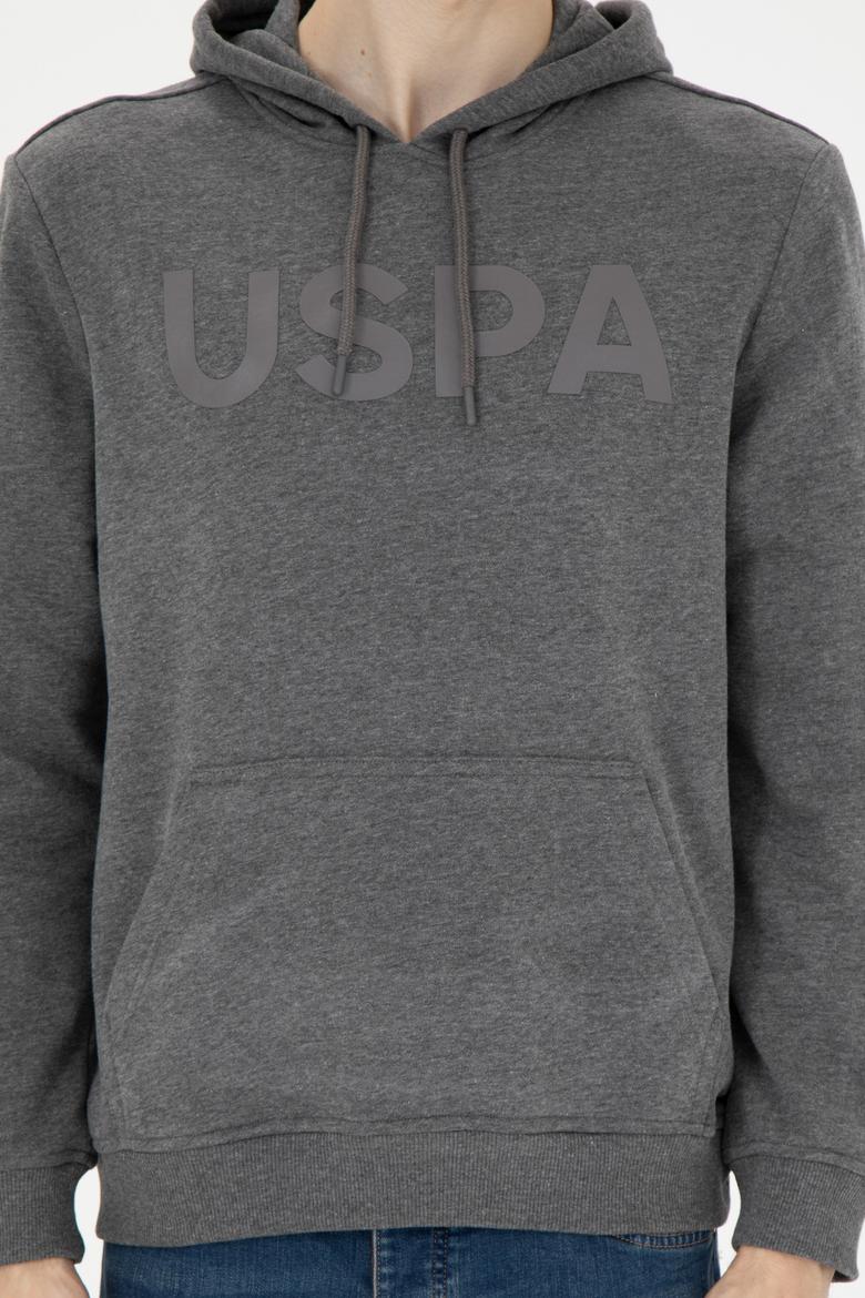 Erkek Antrasit Melanj Basic Sweatshirt - 50269396027