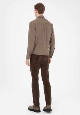 Erkek Kahverengi Kanvas Pantolon - 50272266216