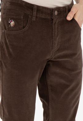 Erkek Kahverengi Kanvas Pantolon - 50272266216