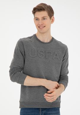 Erkek Antrasit Melanj Basic Sweatshirt - 50269402022