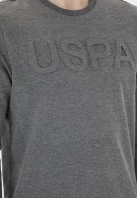 Erkek Antrasit Melanj Basic Sweatshirt - 50269402022