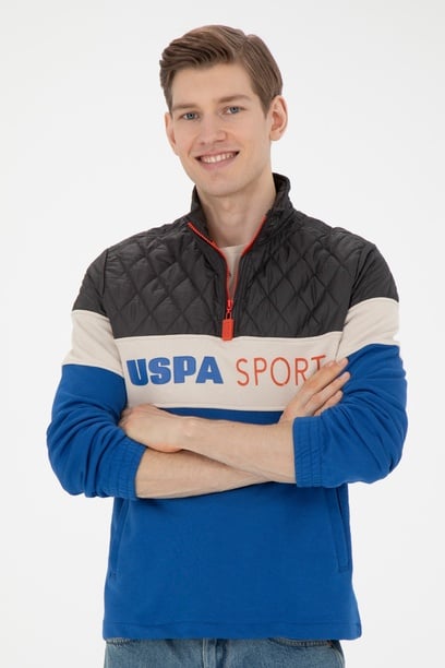 Erkek Saks Sweatshirt
