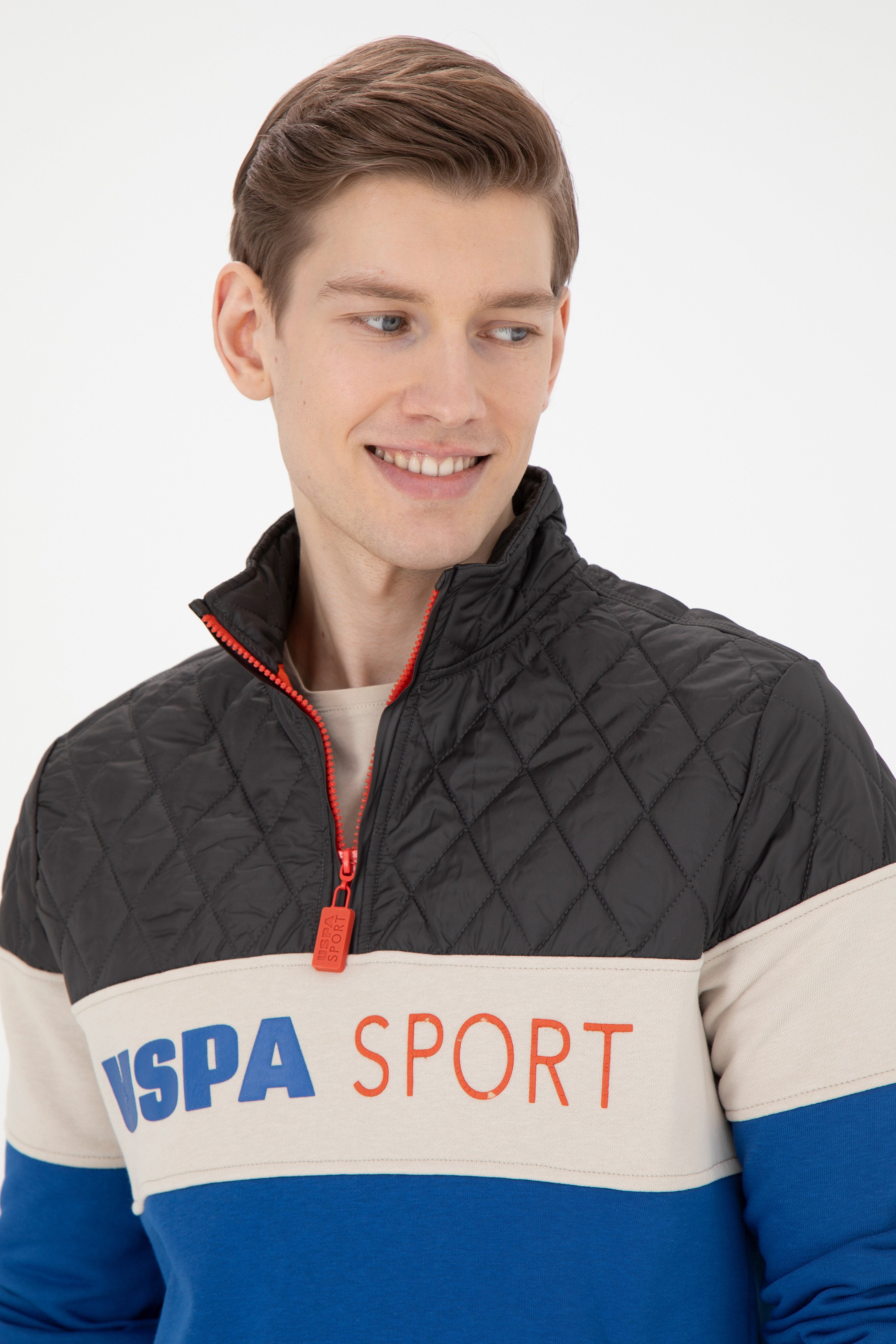 Erkek Saks Sweatshirt