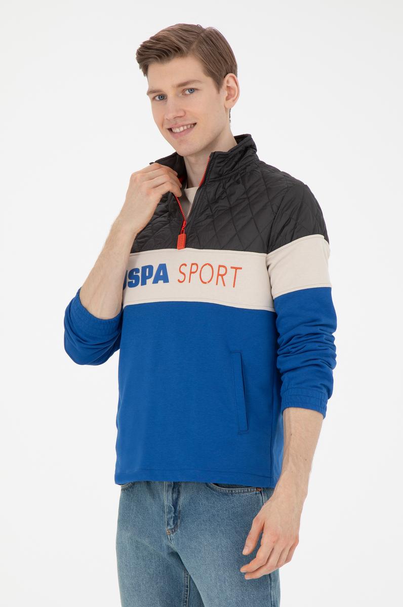 Erkek Saks Sweatshirt