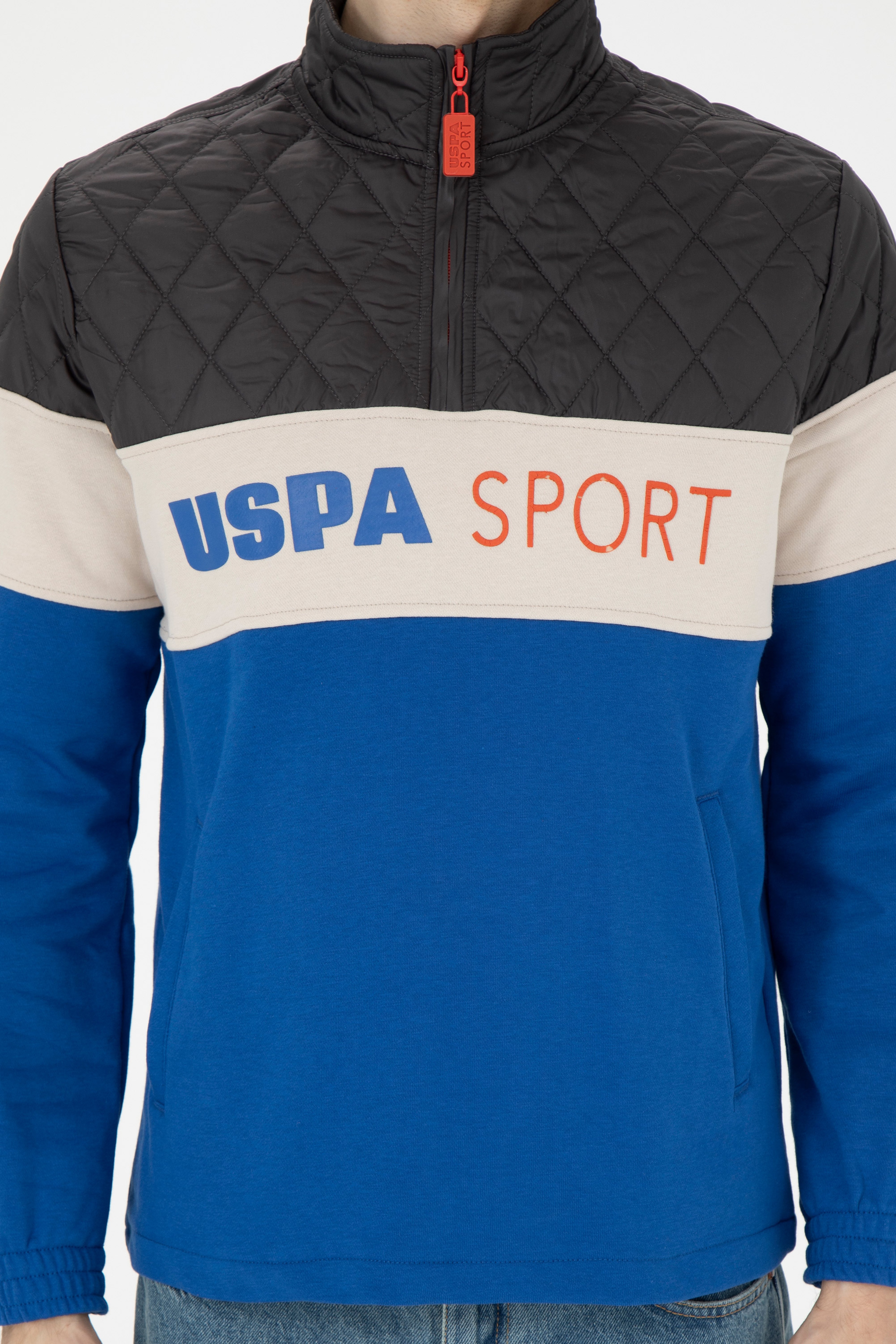 Erkek Saks Sweatshirt - Image 6