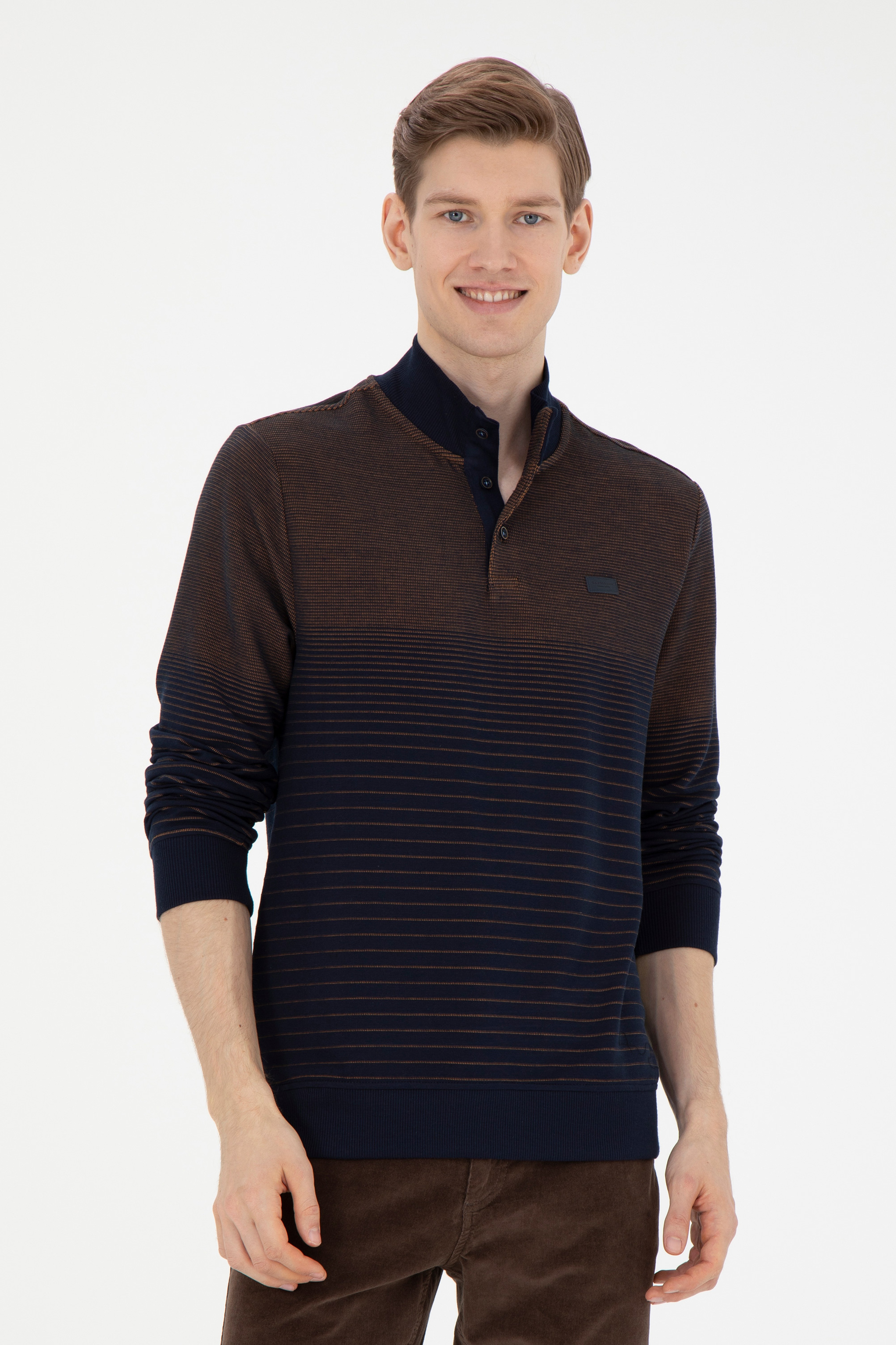 Erkek Lacivert Sweatshirt