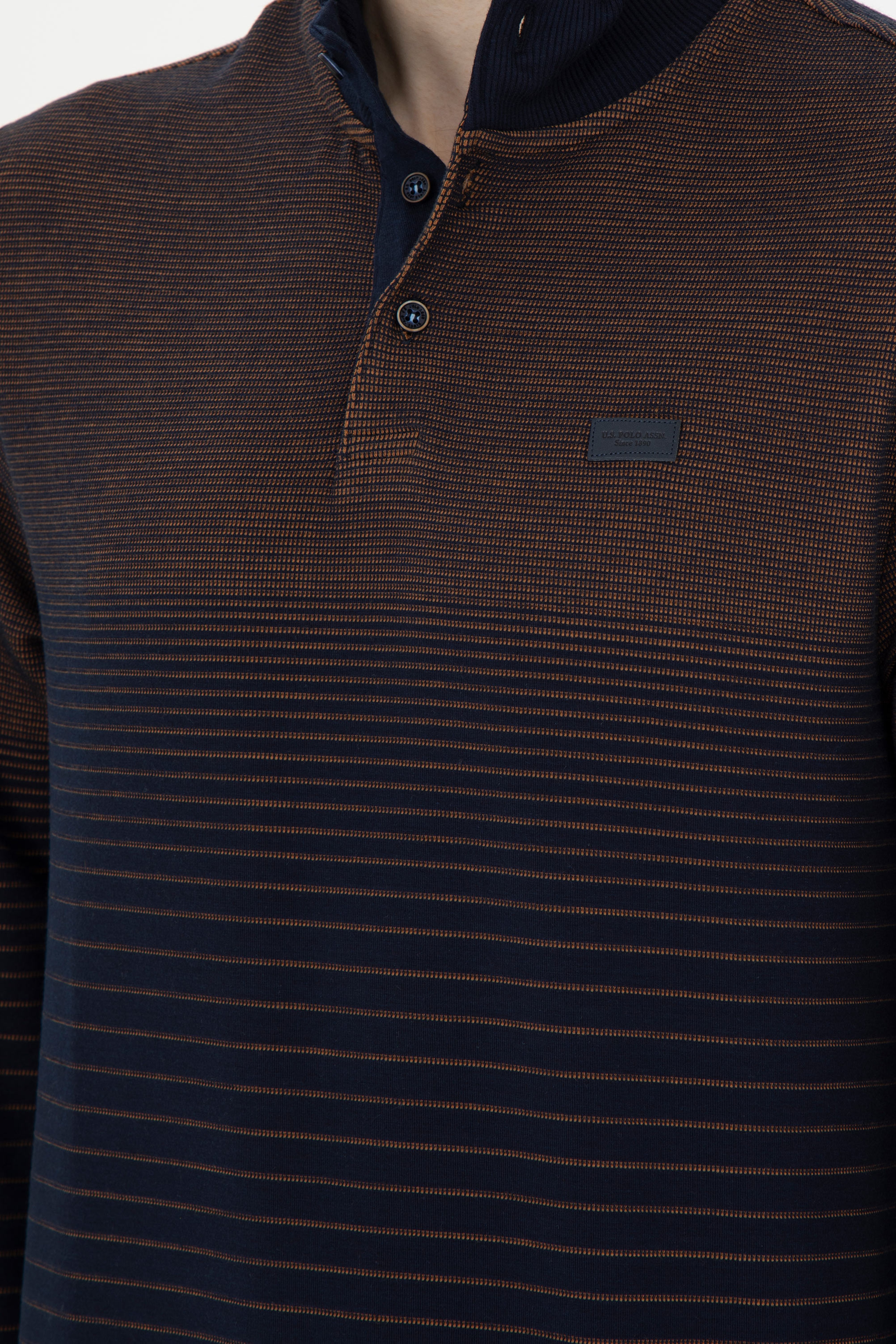 Erkek Lacivert Sweatshirt - Image 7