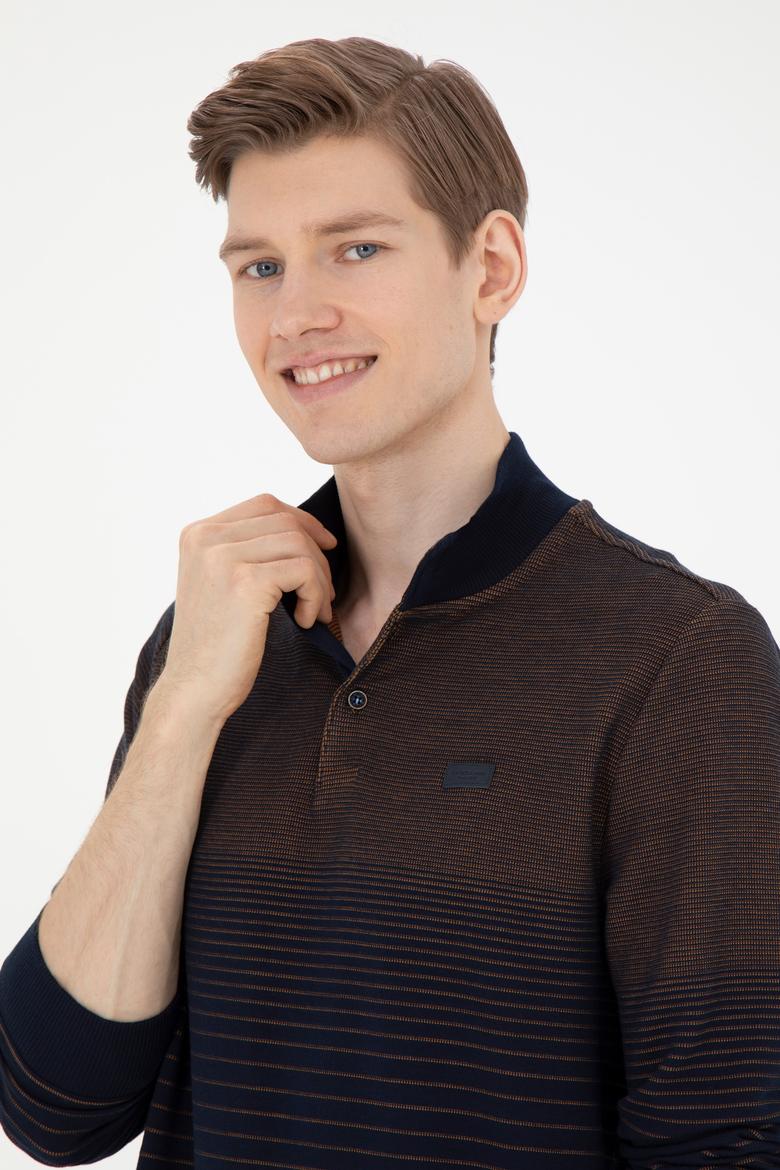 Erkek Lacivert Sweatshirt - 50270849001