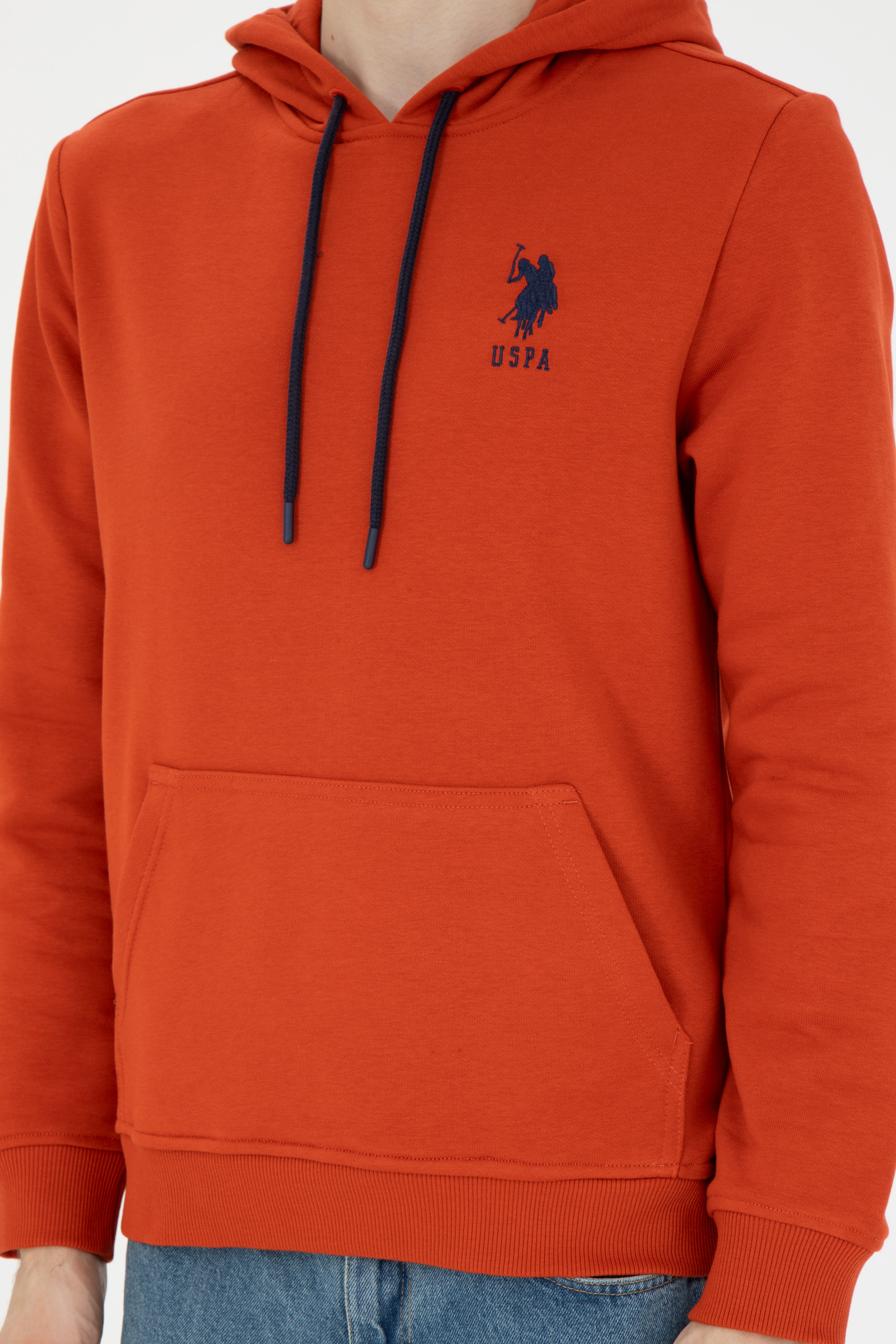 Erkek Kiremit Basic Sweatshirt