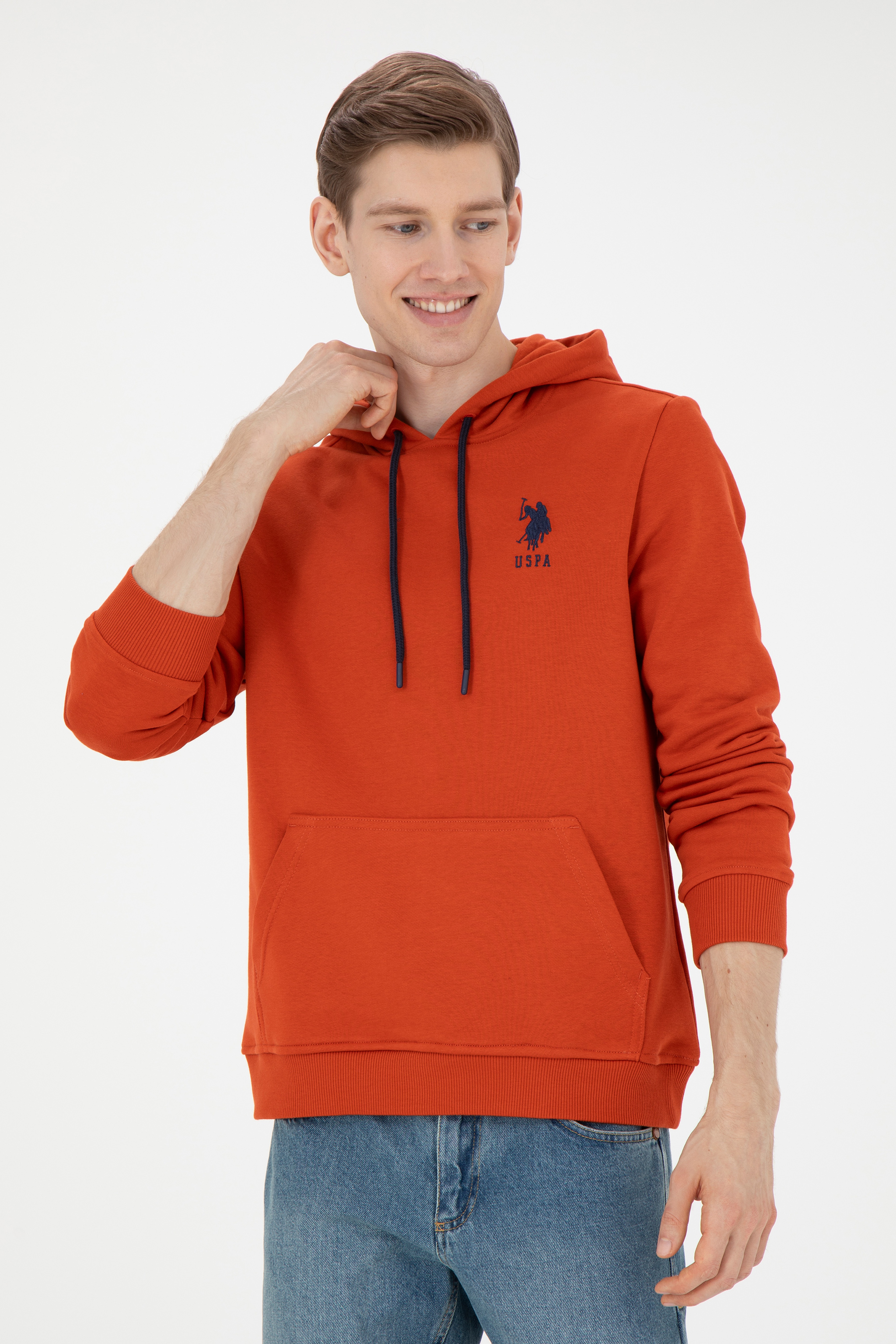 Erkek Kiremit Basic Sweatshirt - Image 3