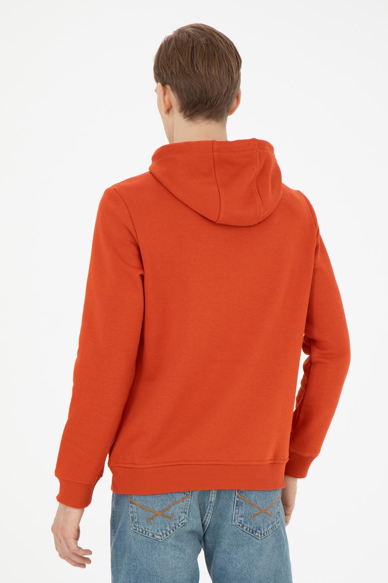 Erkek Kiremit Basic Sweatshirt - 50269426082