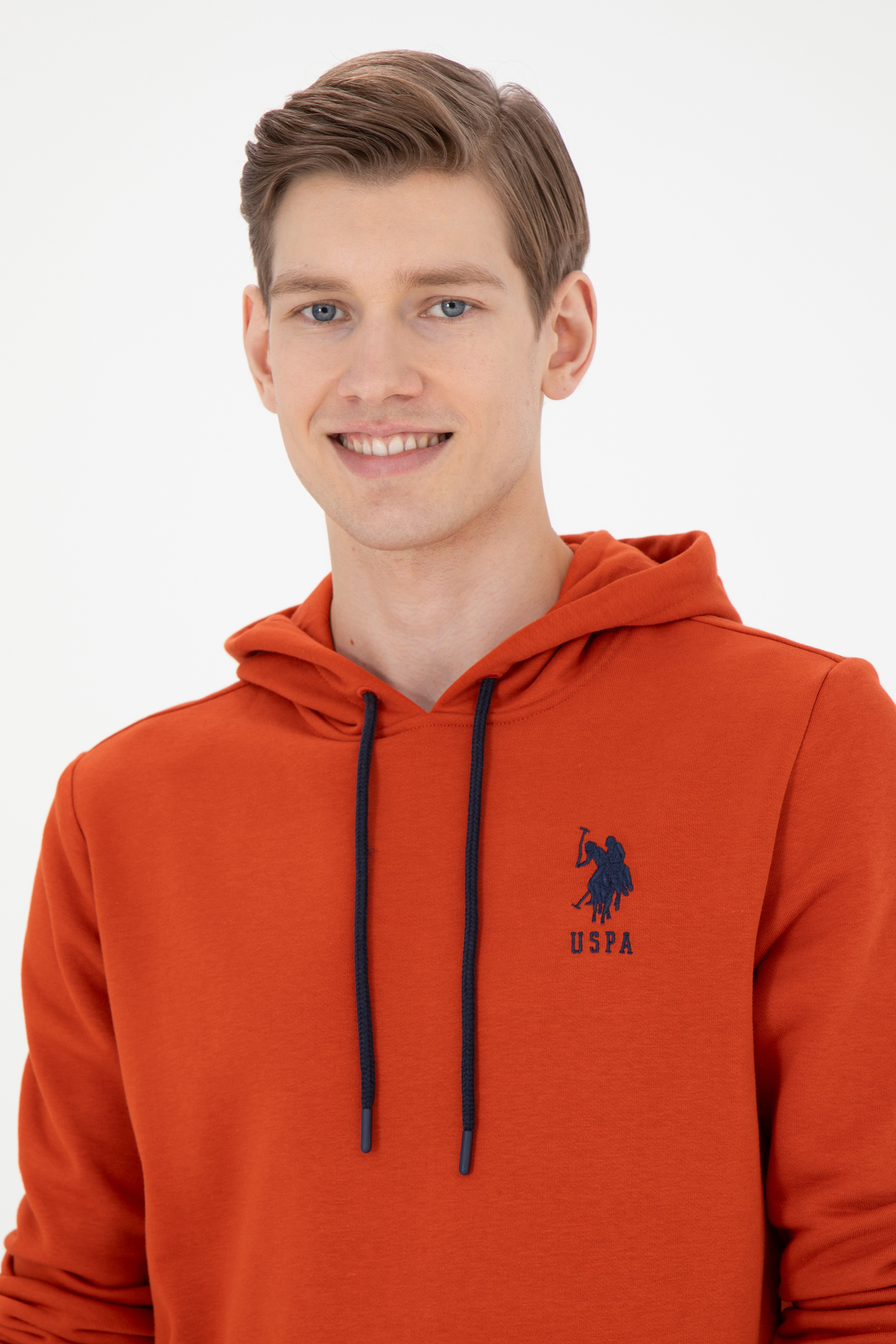 Erkek Kiremit Basic Sweatshirt