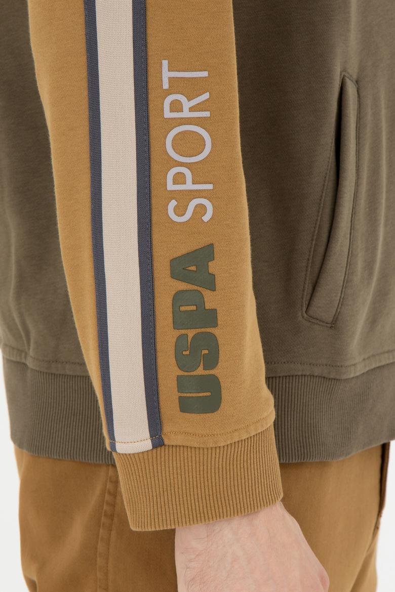 Erkek Haki Örme Hırka - 50270879019