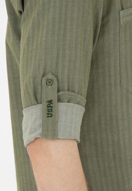 Erkek Yeşil Uzun Kollu Gömlek - 50272292021