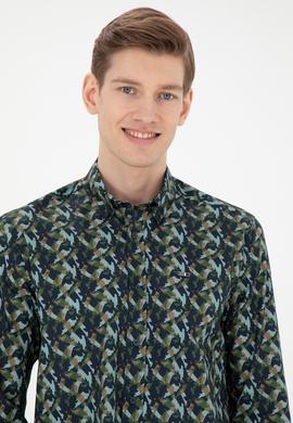 Erkek Lacivert Uzun Kollu Gömlek - 50272681010