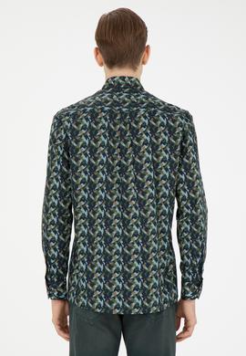 Erkek Lacivert Uzun Kollu Gömlek - 50272681010