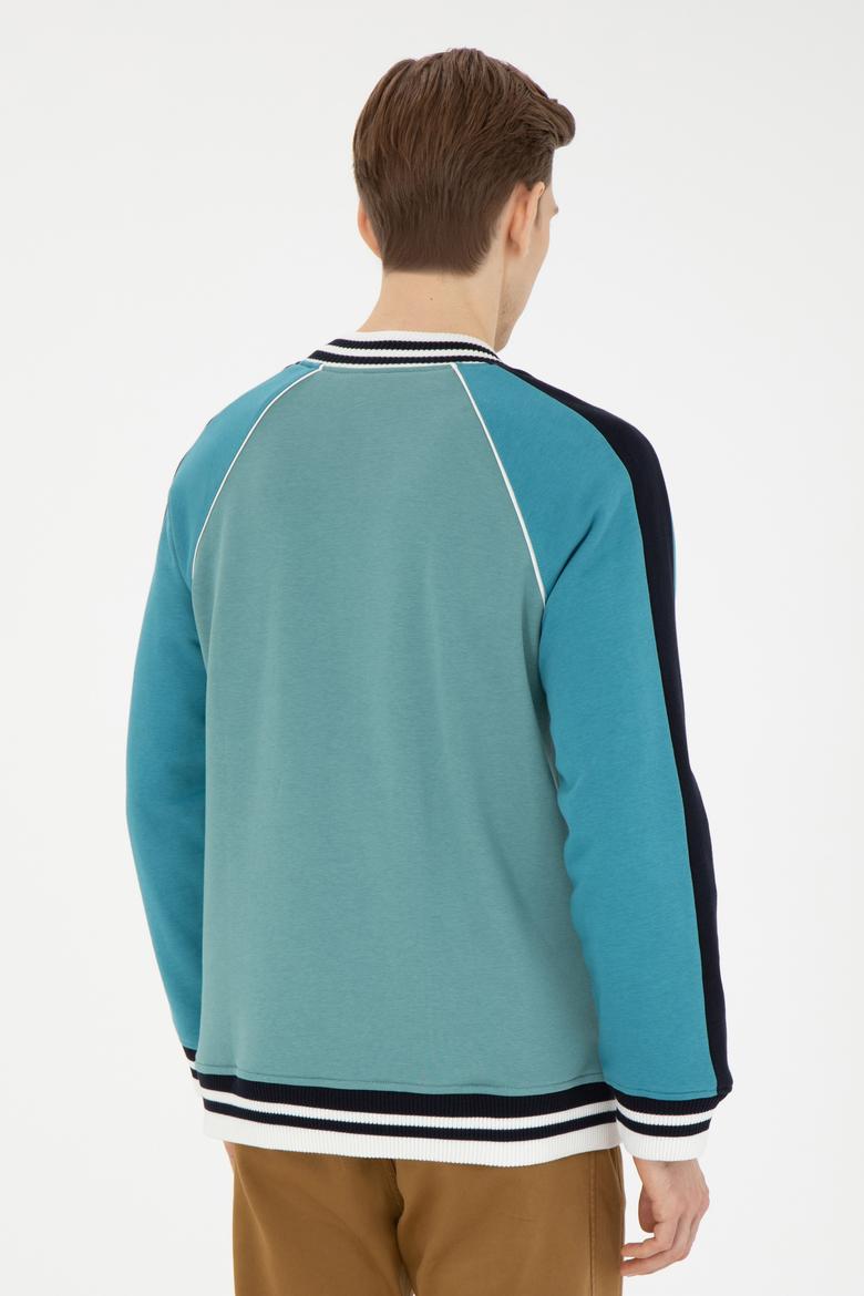 Erkek Mint Örme Hırka - 50270843009