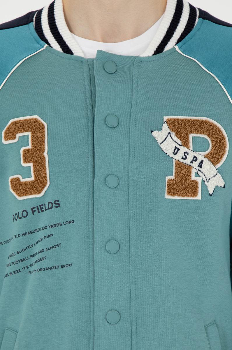 Erkek Mint Örme Hırka