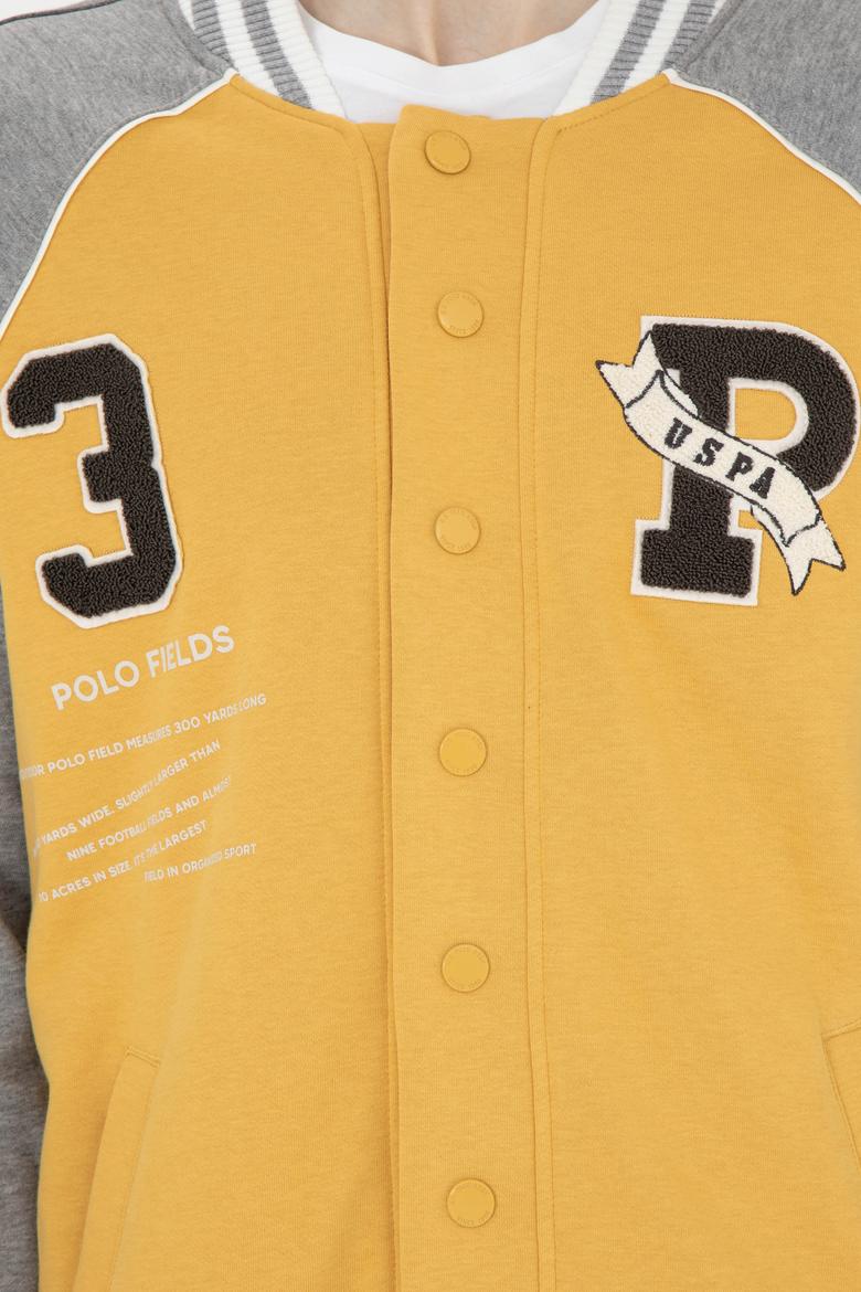 Erkek Hardal Örme Hırka - 50270843024