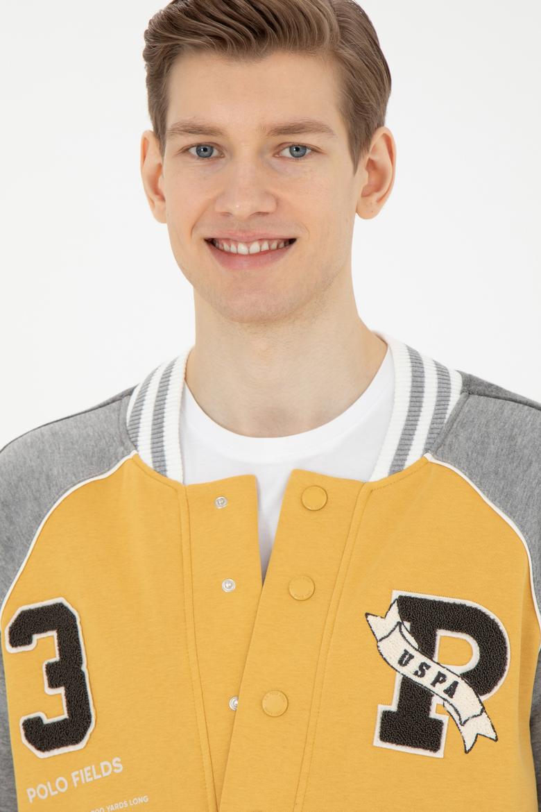 Erkek Hardal Örme Hırka - 50270843024