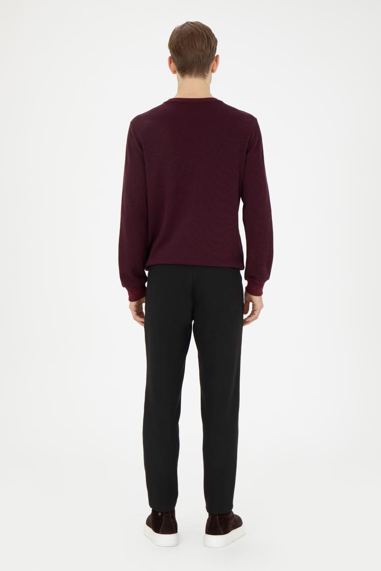 Erkek Siyah Kanvas Pantolon - 50277152008